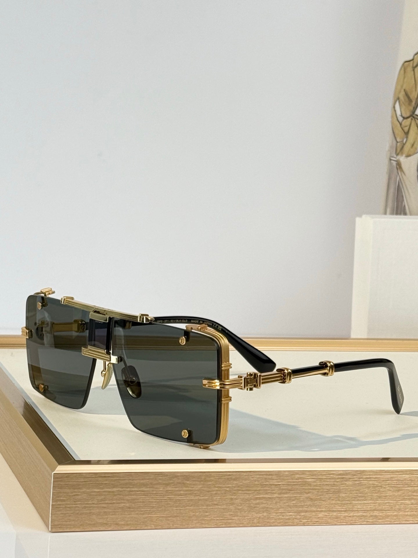 Balmain Sunglasses – BPS-271-63//BLK-GLD