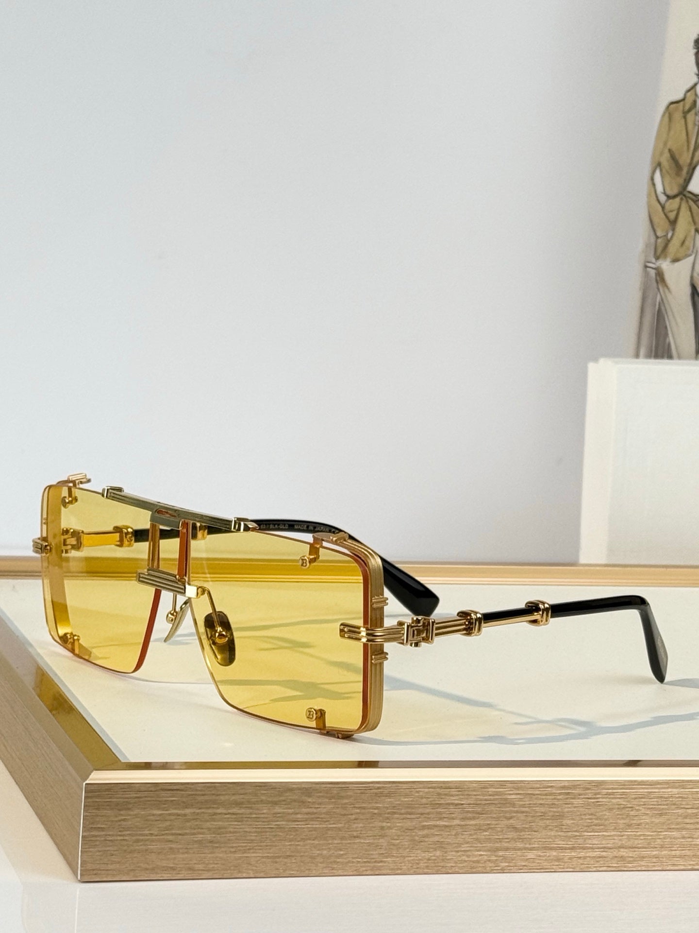 Balmain Sunglasses – BPS-271-63//BLK-GLD